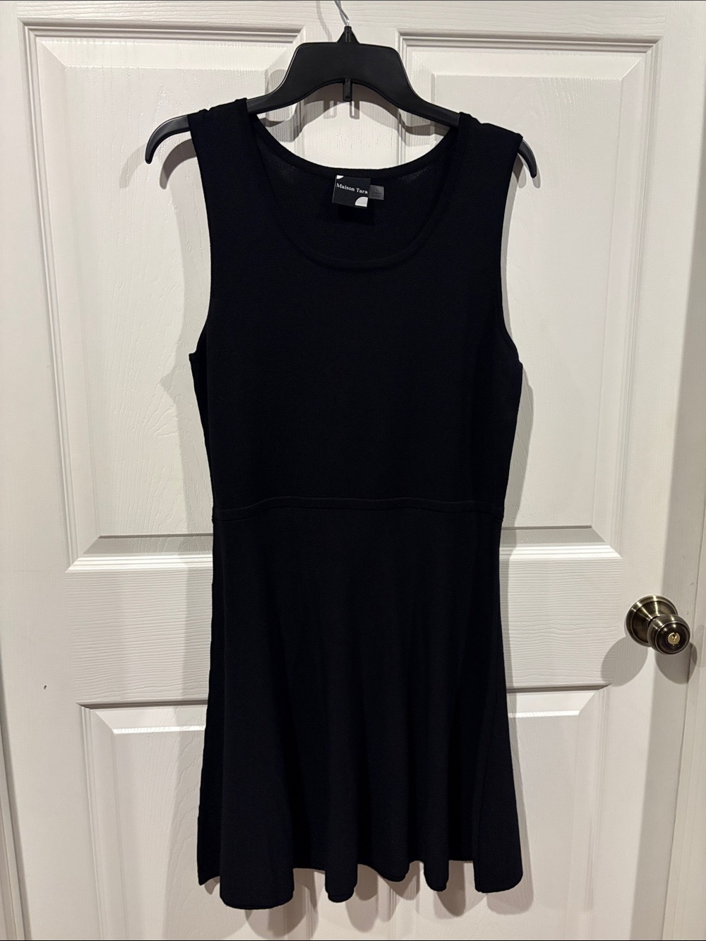 NWT! Black Dress with Beige & Black Leopard Print Cardigan - Elegant Formal Set - Picture 8 of 9
